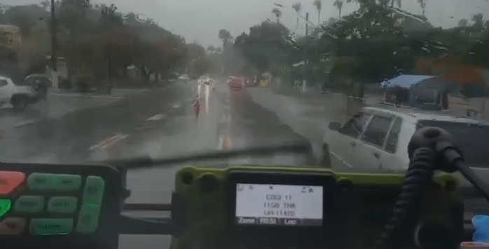 Raio deixa duas pessoas feridas no Litoral Norte de SP