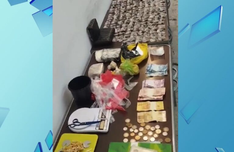 Três homens são presos em central de produção de drogas