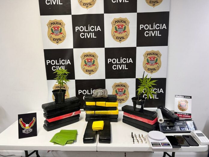 Polícia apreende quase 30 kg de drogas em operação contra o tráfico em São José e Pindamonhangaba; um homem foi preso