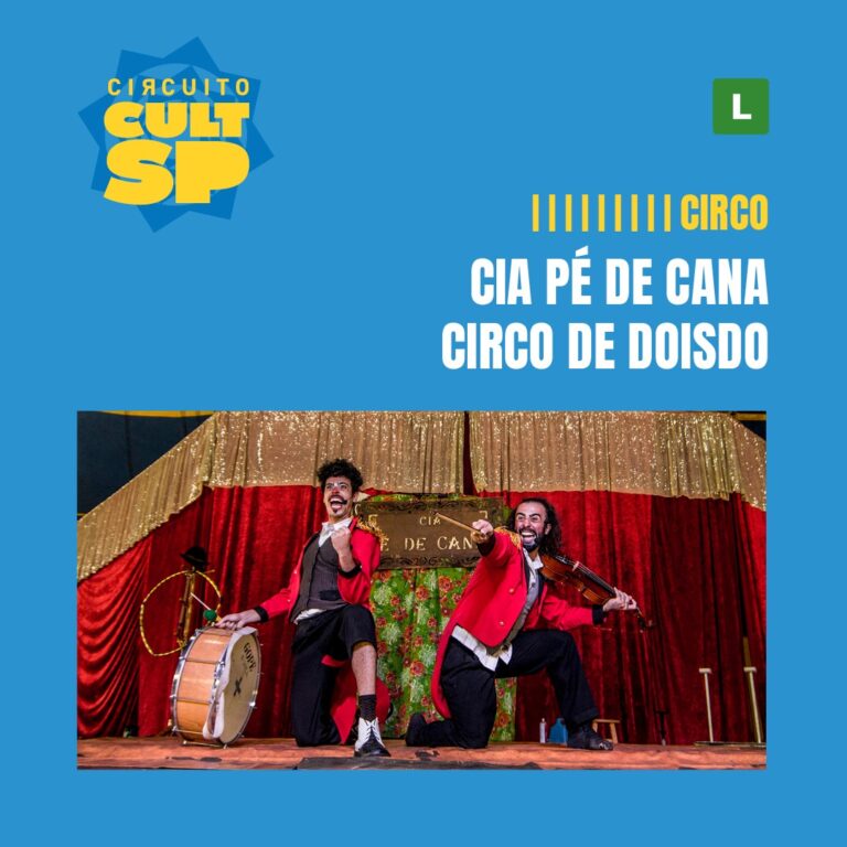 Araçatuba recebe espetáculo “Circo de Doisdo” na Praça Rui Barbosa