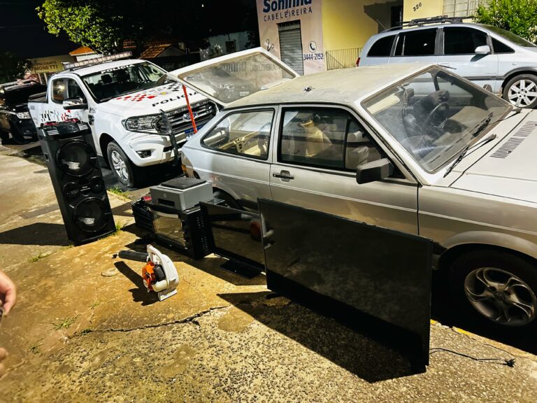 Roubo em área rural acaba em troca de tiros