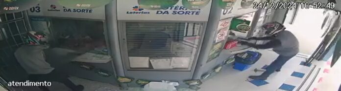 Criminosos assaltam lotérica em São Sebastião e levam R$ 15 mil