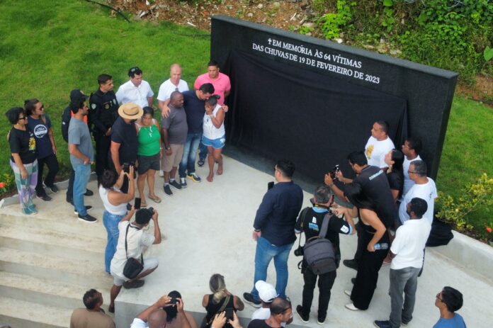 Prefeitura inaugura memorial em homenagem às vítimas da tragédia da Vila Sahy, em São Sebastião