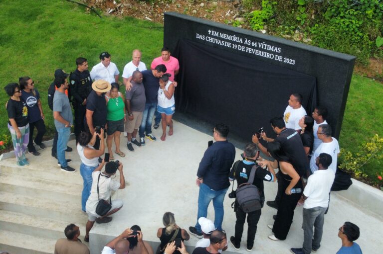 Prefeitura inaugura memorial em homenagem às vítimas da tragédia da Vila Sahy, em São Sebastião