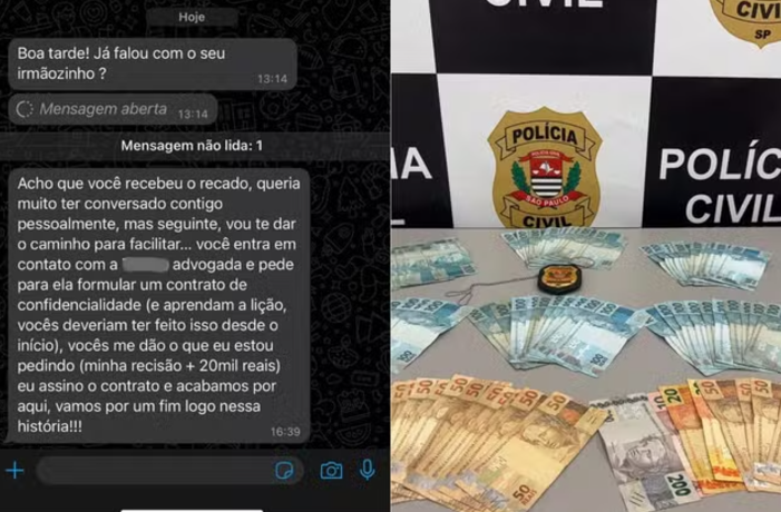 Ex-funcionário preso por extorquir dinheiro de patrão vira réu; Entenda