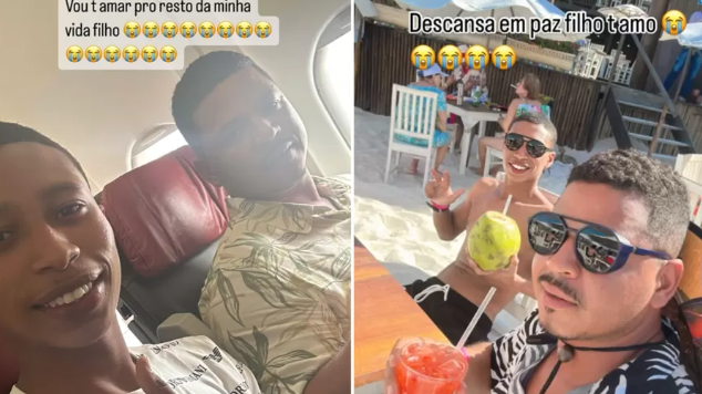 Pai de turista morto em Jericoacora (CE) posta últimos momentos com o filho