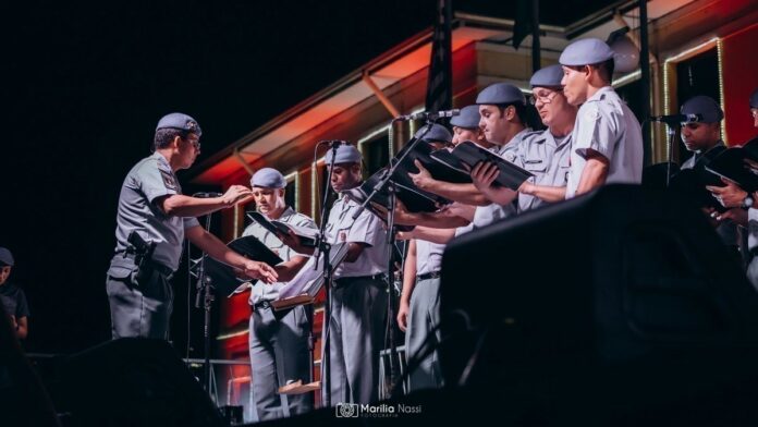 Cantata de Natal da PM acontece nesta quarta-feira (11) em Taubaté; veja as vias que serão interditadas para o evento