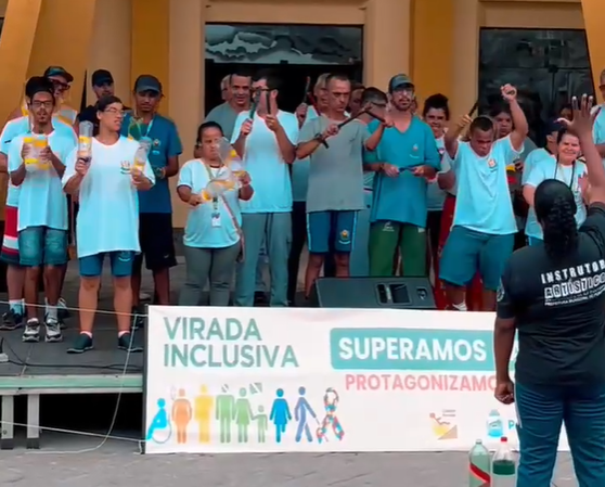 Virada Inclusiva 2024 de Peruíbe reuniu centenas de pessoas na Praça da Igreja Matriz; Confira!