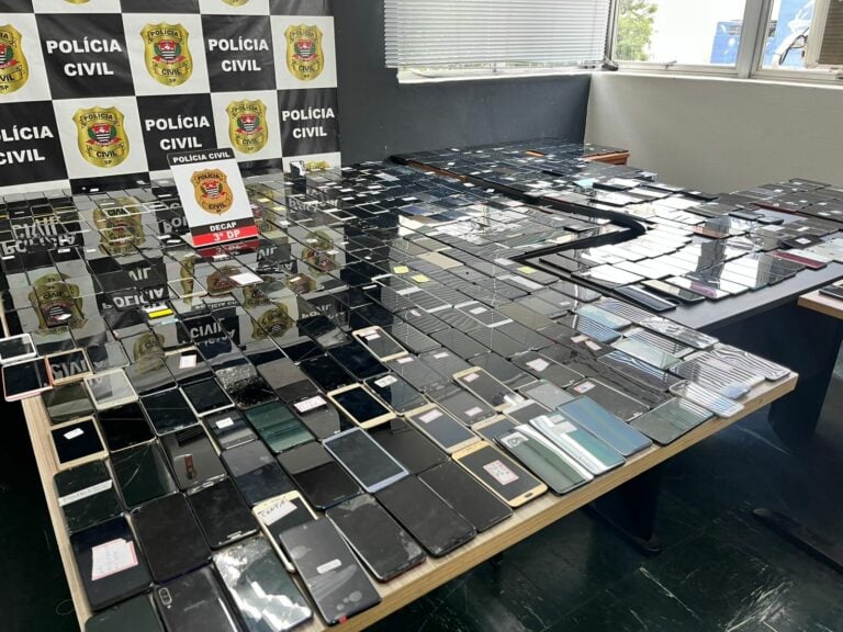 Polícia Civil recupera mais de 16 mil celulares durante operações no Centro de São Paulo e no litoral