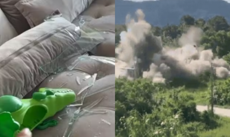 Demolição de construção ilegal em área de mata de Guarujá resulta em criança de 2 anos ferida; VÍDEO