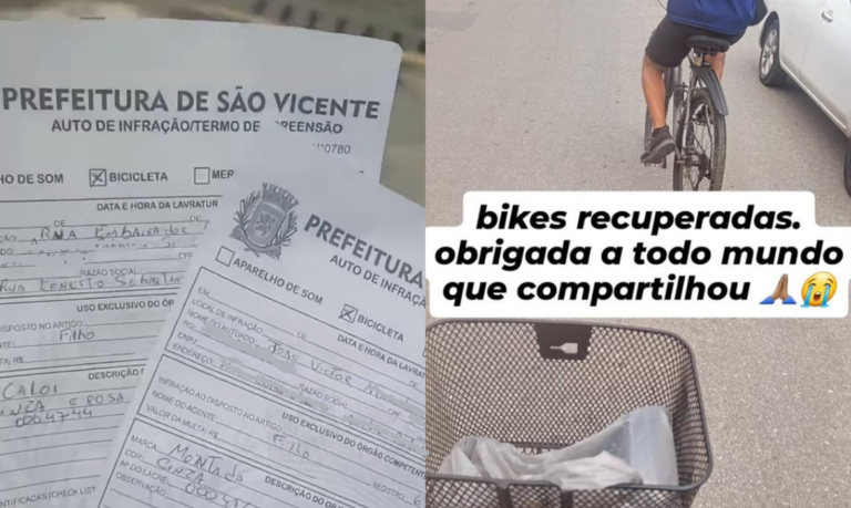 Retrovisores são obrigatórios em bicicletas?Apreensão em São Vicente levanta dúvidas e questiona conduta da PM