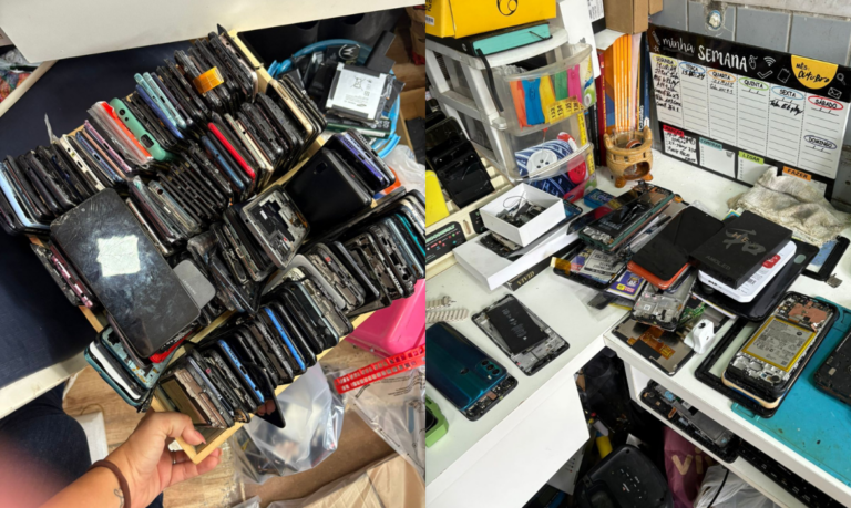 Sete pessoas são presas e mais de 8 mil celulares são apreendidos em operação da Polícia Civil na Baixada Santista