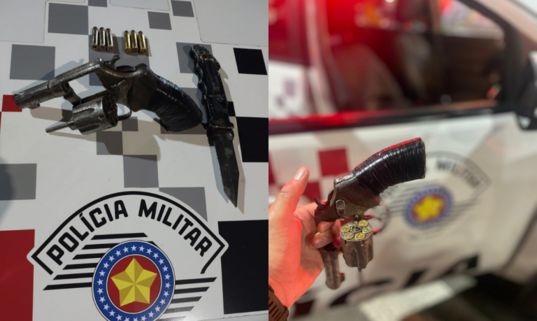 Dupla armada é presa em flagrante por roubo à loja de conveniência em Santos