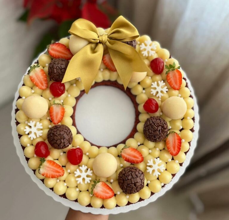 Não precisa ser só no Natal! Aprenda a montar uma guirlanda de brownie