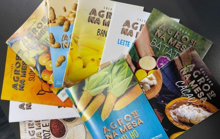 SP disponibiliza livros gratuitos sobre alimentos do agro paulista