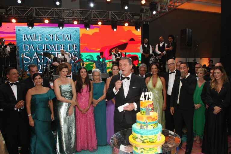 Baile da Cidade de Santos reúne 1,8 mil convidados em torno de causas sociais