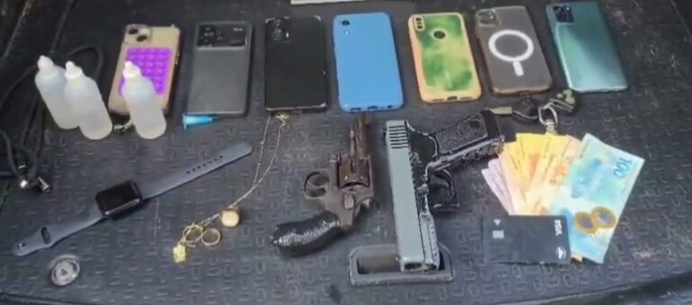 Seis homens são presos após sequência de assaltos em praia do litoral