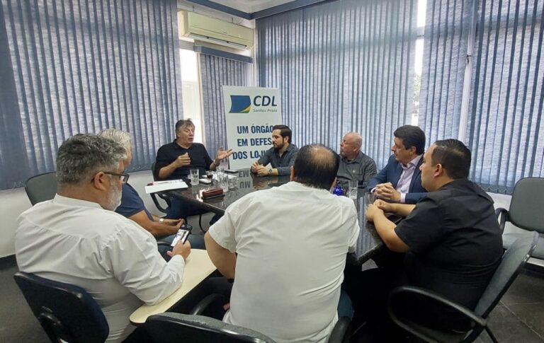 Setor do Comércio faz primeira reunião de trabalho em Santos