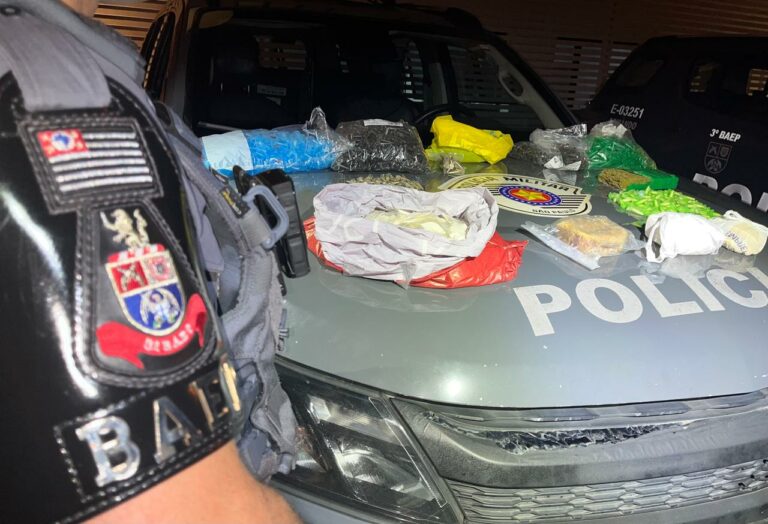 Homem é preso com mais de 2 kg de drogas, em Lorena