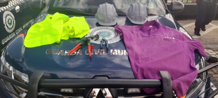 Dupla é presa em Valinhos após furtar cabos telefônicos se passando por funcionários de operadora