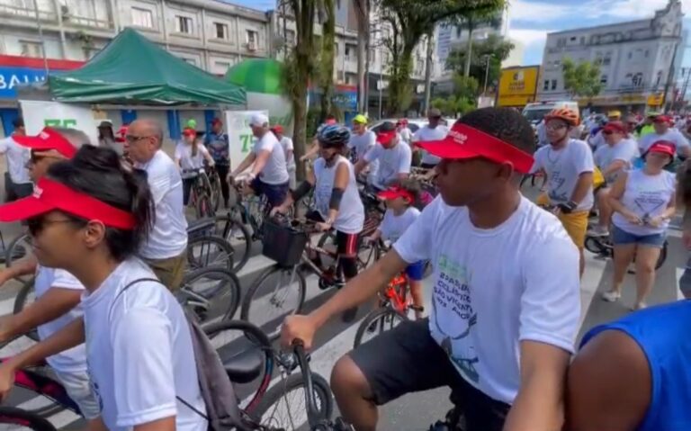 2ª edição do Pedala São Vicente movimentou as ruas da cidade em comemoração ao aniversário de 493 anos