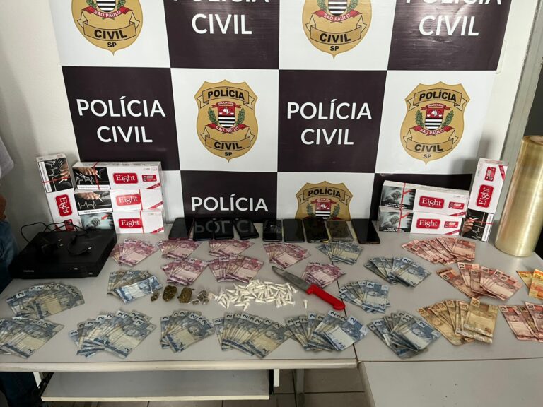 Cinco são presos em operação contra o tráfico de drogas em Caçapava