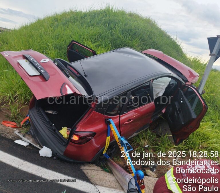 Idosa de 94 anos morre em acidente na Bandeirantes