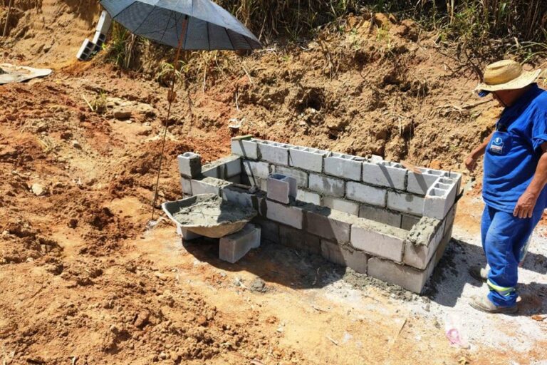 Obra interdita trecho de estrada na Zona Norte de São José dos Campos