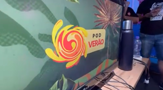 Estação Verão Show: podcast agita o evento antes das apresentações em Praia Grande