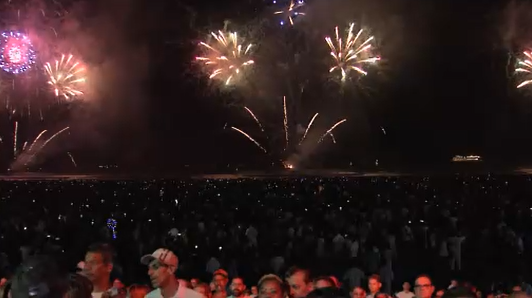 2025: Confira como foi a virada do ano em Santos