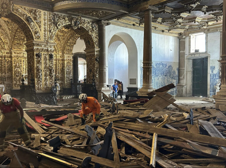 Teto de basílica desaba e mata turista de Ribeirão Preto no Pelourinho; Polícia Civil investiga