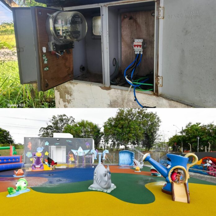 Furto de cabos de energia fecha Parque Molhado nesta quinta-feira Furto de cabos de energia fecha Parque Molhado nesta quinta-feira