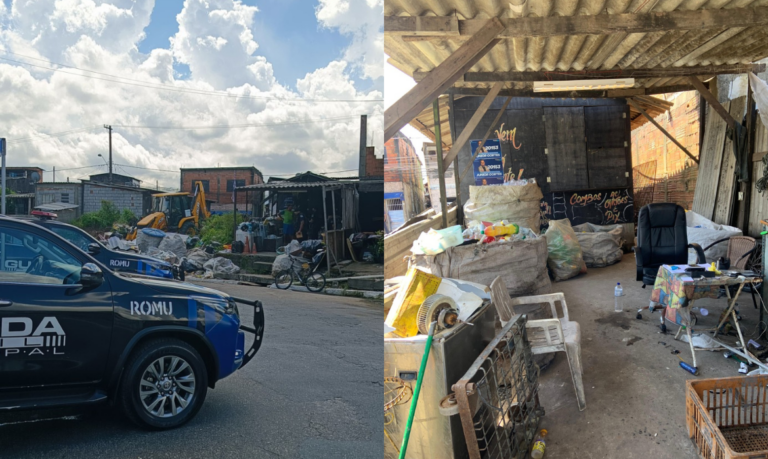 Ferro velho e lava-rápido clandestinos são fechados pela GCM de Santos