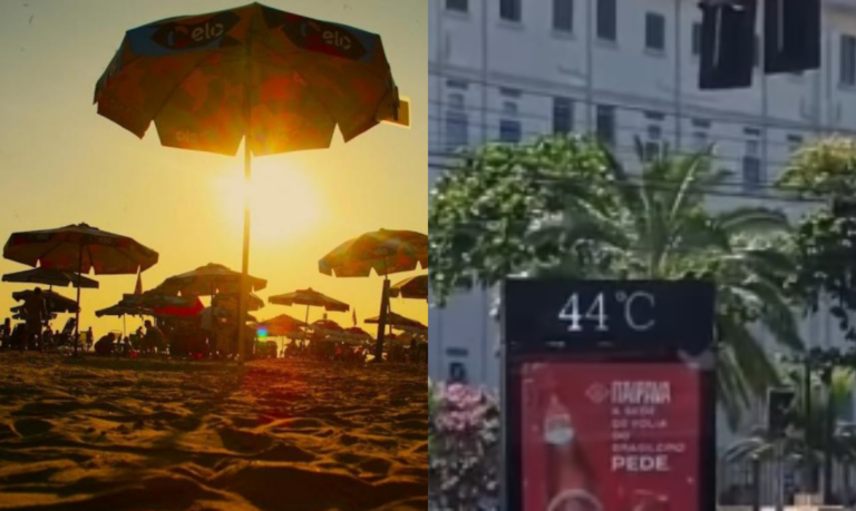 Termômetros chegam a 44ºC na Baixada Santista e onda de calor deve persistir até o meio da semana; Saiba como se cuidar
