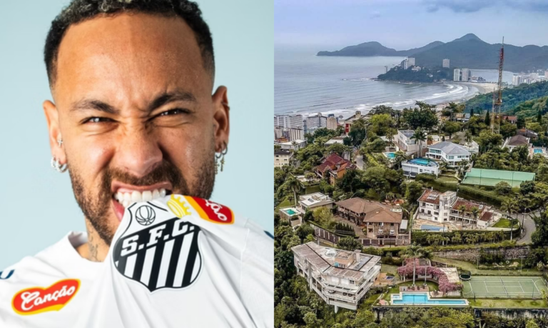 Neymar compra três mansões de luxo e se muda oficialmente para Santos
