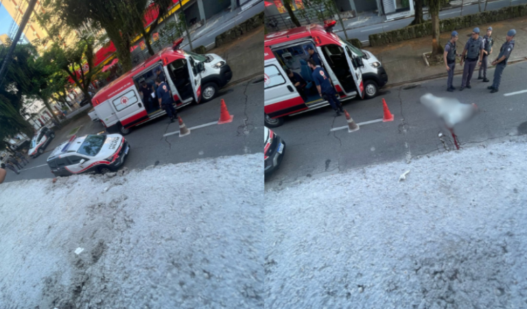 Ladrão morre baleado por policial à paisana durante tentativa de assalto em Guarujá; VÍDEO