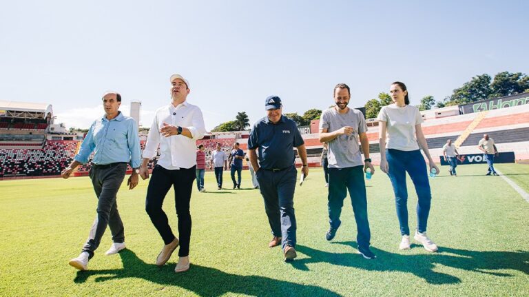 Arena Nicnet recebe vistoria para receber seleções participantes da Copa do Mundo Feminina da FIFA 2027