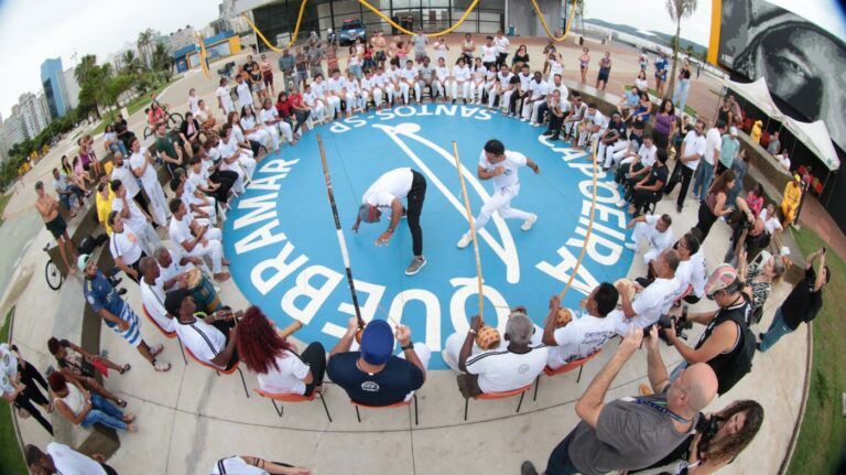 Capoeira ganha espaço exclusivo no Novo Quebra-Mar, em Santos