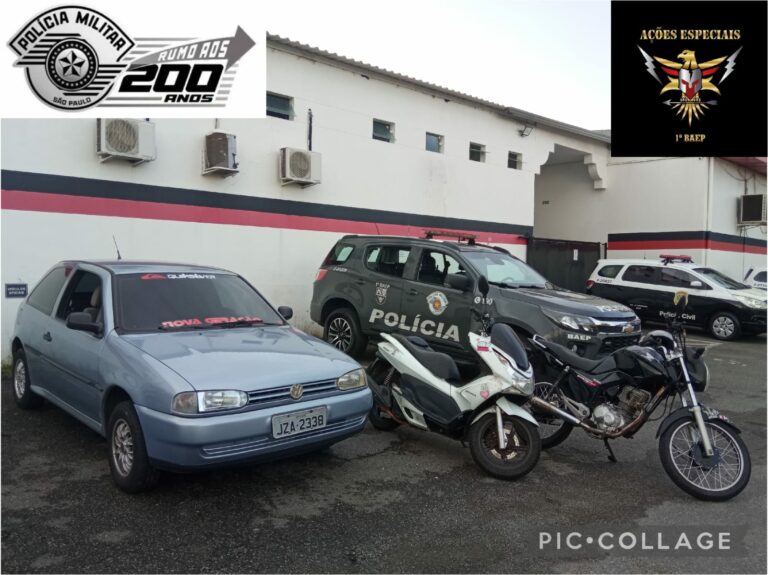 PM atende caso de violência doméstica e mulher é presa com veículos furtados