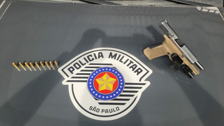 Homem é preso e pistola com mira a laser é apreendida em São José dos Campos