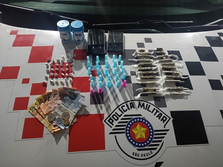 Quatro são presos durante operação contra o tráfico de drogas em São José