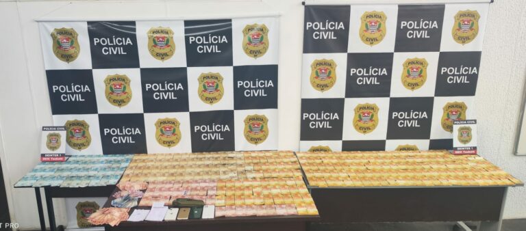 Operação contra o tráfico de drogas prende jovem e apreende mais de R$ 12,5 mil em Taubaté
