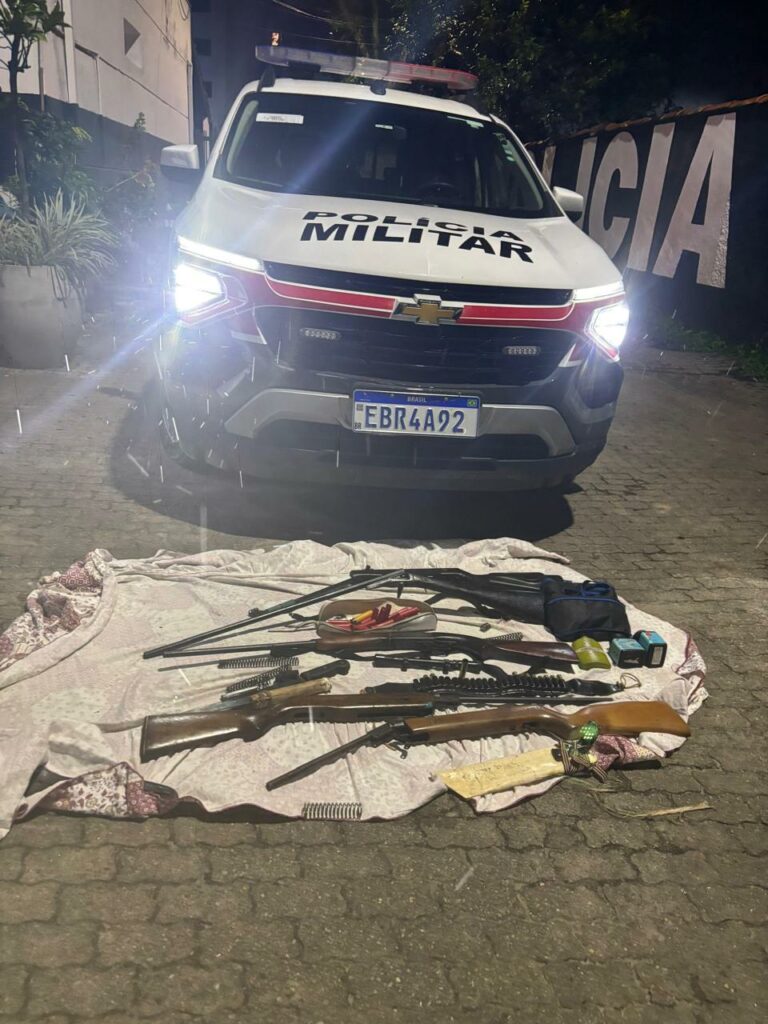 Homem é preso com cinco espingardas em área do Parque Estadual da Serra do Mar, em Ubatuba