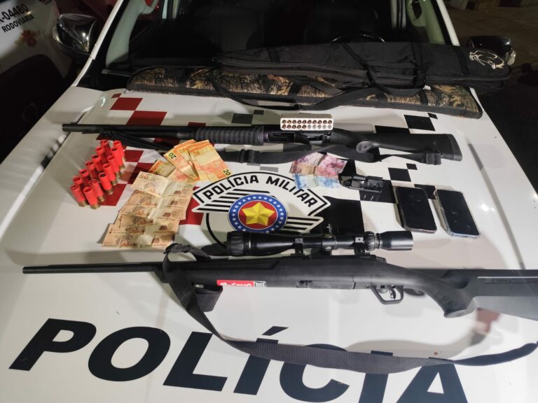 Casal é preso com armas após perseguição na Anhanguera