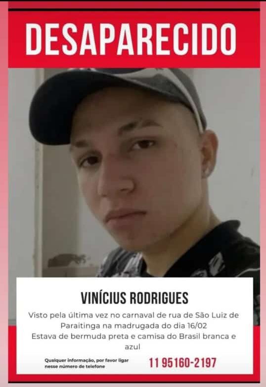 Defesa Civil de São Luiz do Paraitinga faz buscas por jovem que desapareceu após festa de pré-carnaval na cidade Defesa Civil de São Luiz do Paraitinga faz buscas por jovem que desapareceu após festa de pré-carnaval na cidade