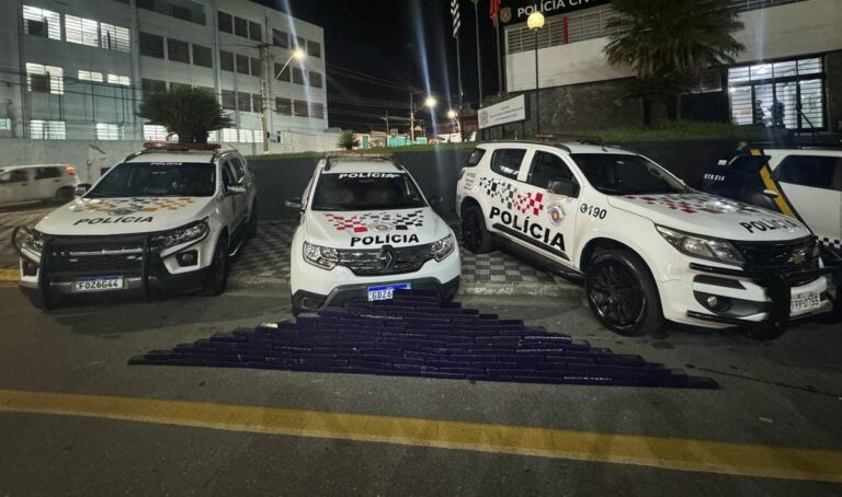 PM prende homem com mais de 100 kg de maconha na Dom Pedro I, em Igaratá