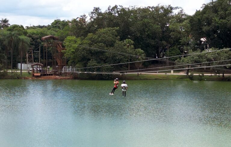 Tirolesa da Lagoa do Taquaral em Campinas terá trajeto de ida e volta a partir do dia 22
