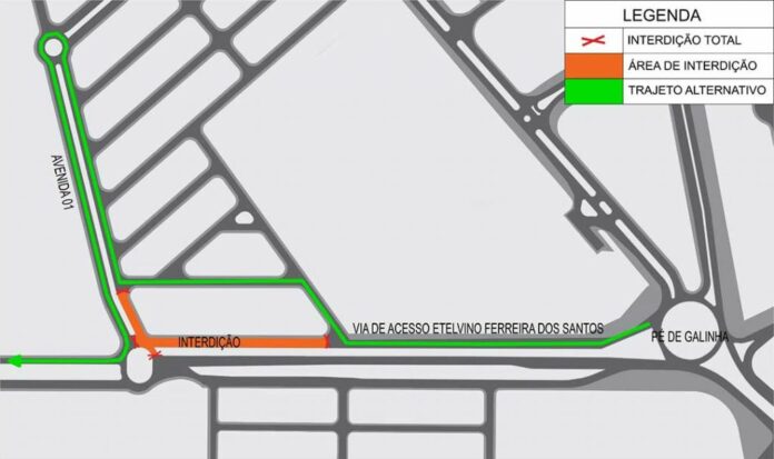 trecho-da-vicinal-etelvino-pereira-dos-santos-vai-ser-interditado Foto: Arquivo