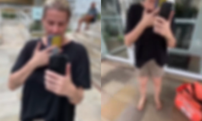 Mulher briga com motoboy que entregou comida sem código de app e caso gera protesto em Santos; Veja o vídeo