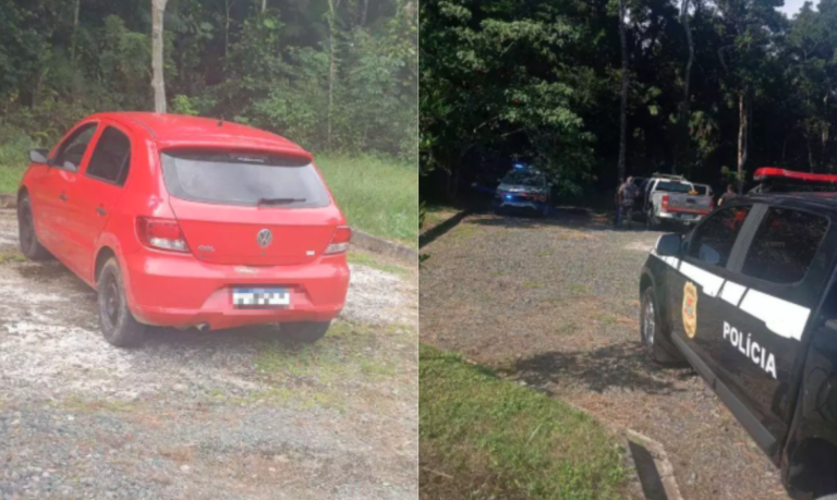 Cadáver é encontrado próximo a veículo abandonado em cidade do litoral de SP